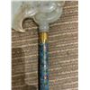 Image 3 : Qing Dynasty Cloisonné and Jade Axe Ornament