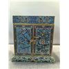 Image 1 : Cloisonné Enamel Cabinet with Birds and Floral Motifs