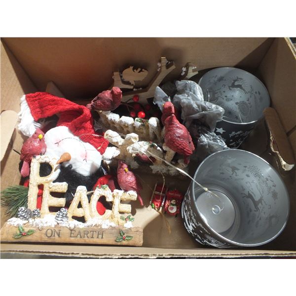 Box Of Assorted Christmas Decertations