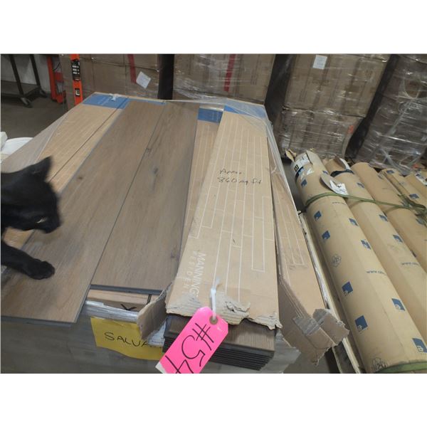 Pallet Of Vinyl Floor Planking