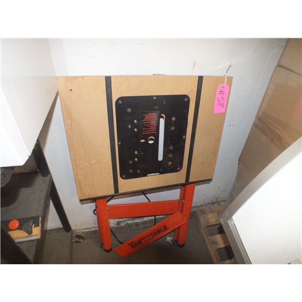 Saw Table & Two Sign Boards