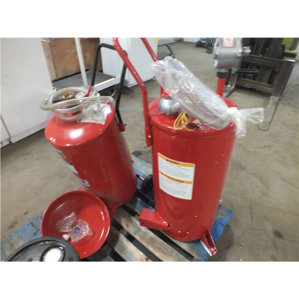 Dynaline 25 gal Fuel Caddy & Used Fluid Drainer