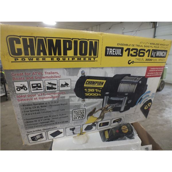 Champion 3000lb Winch