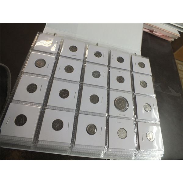 Binder Of Assorted Foreign Coins