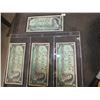 Image 1 : Four 1967 Canadian One Dollar Bills