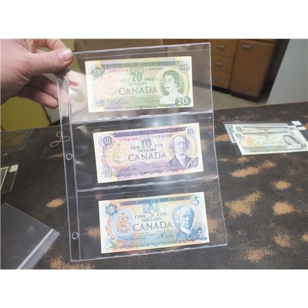 Canadian Bill Lot