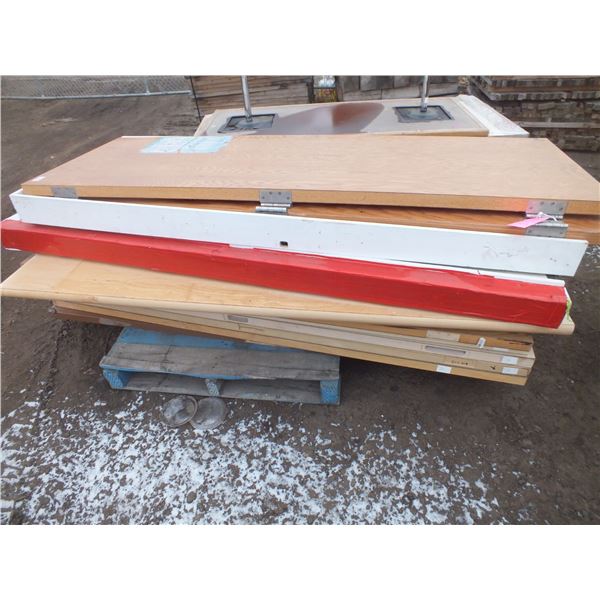 Pallet Of Assorted Wooden Doors