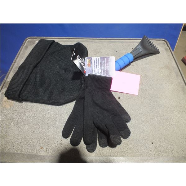 Black Toque / Magic Mittens / Ice Scraper