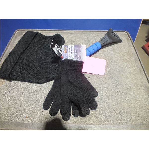 Black Toque / Magic Mittens / Ice Scraper