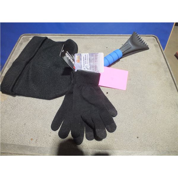 Black Toque / Magic Mittens / Ice Scraper