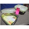 Image 1 : Two Glass Food Storage Containers