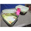 Image 1 : Two Glass Food Storage Containers