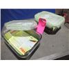 Image 1 : Two Glass Food Storage Containers