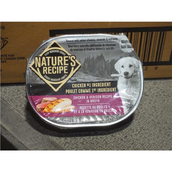 Two Cases Of Natures Recipe Chicken & Venison Dog Food