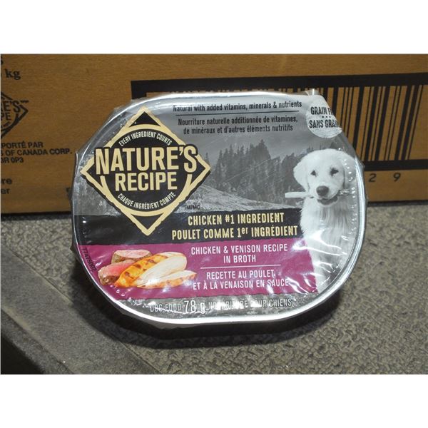Two Cases Of Natures Recipe Chicken & Venison Dog Food