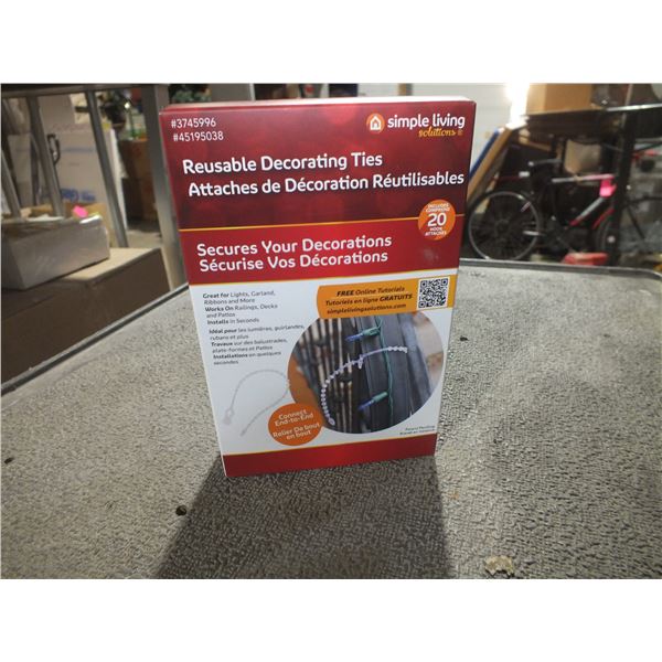 6 boxes Of Reusable Decorating Ties