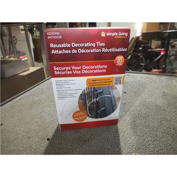 6 boxes Of Reusable Decorating Ties