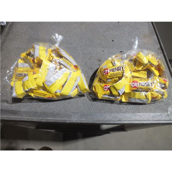 Two Bags Of Mini Oh Henrys