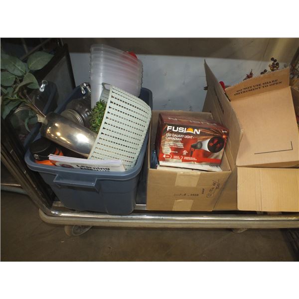 3 Boxes Of Assorted Household Misc.