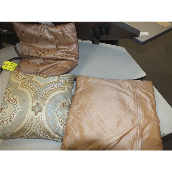 Two Bags Of Assorted Throw Pillows