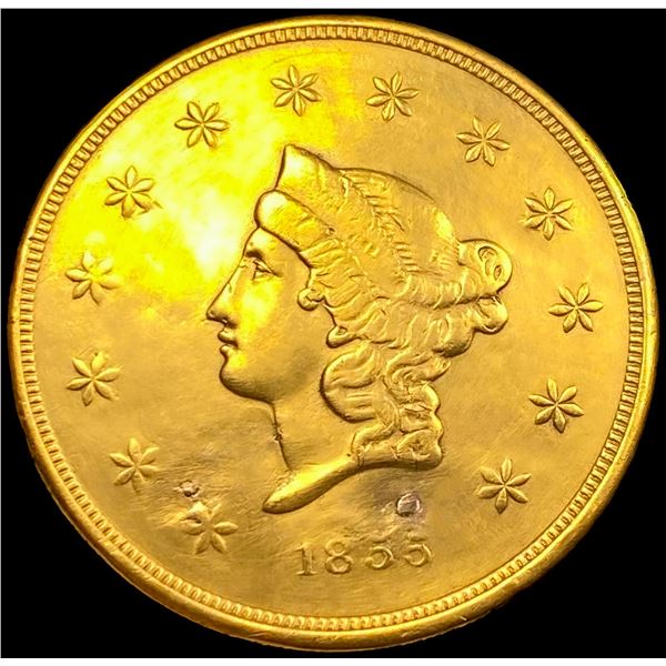 1855 Wass Molitor $50 California Gold