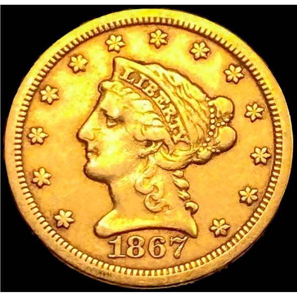 1867-S $2.50 Gold Quarter Eagle