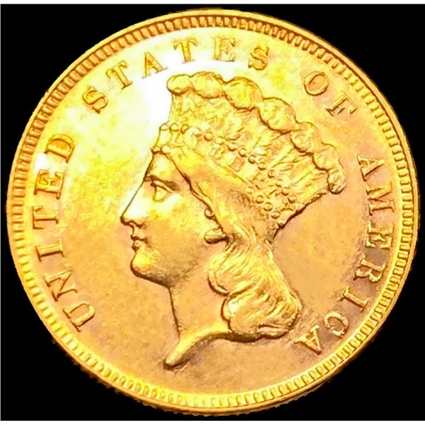 1868 $3 Gold Piece