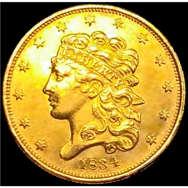 1834 Pl 4 $5 Gold Half Eagle