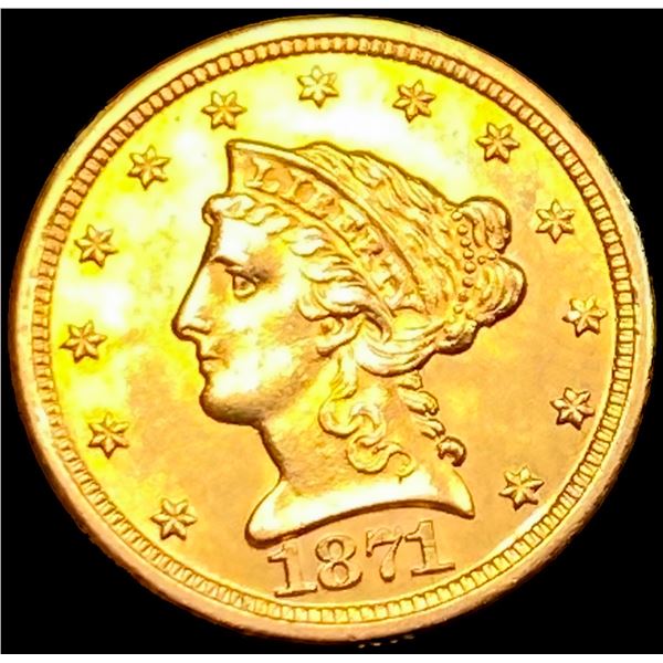 1871-S $2.50 Gold Quarter Eagle
