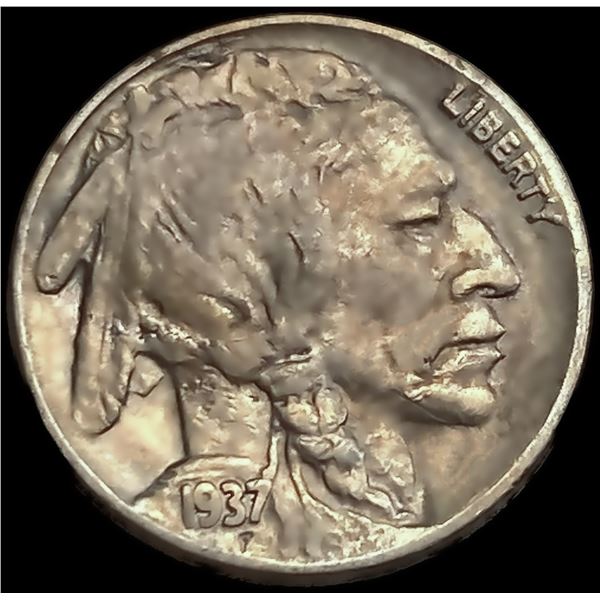1937-D 3 Leg Buffalo Nickel