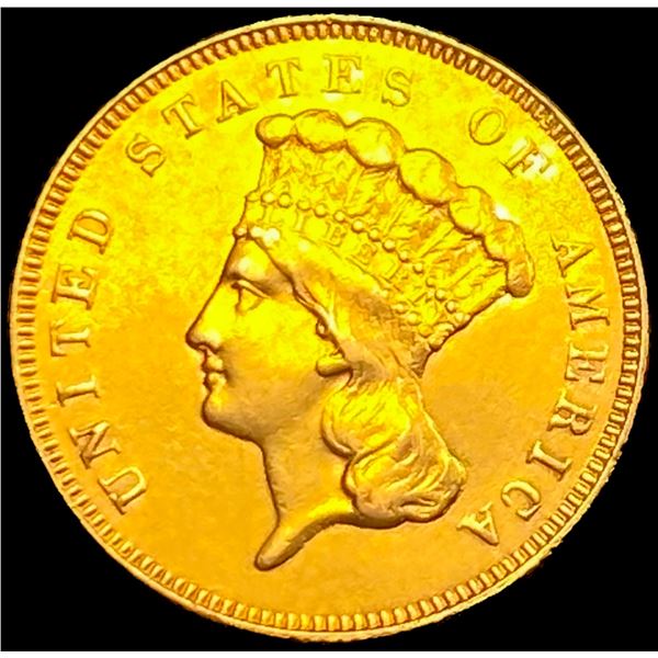 1866 $3 Gold Piece