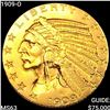 Image 1 : 1909-O $5 Gold Half Eagle CHOICE BU