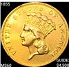 Image 1 : 1855 $3 Gold Piece UNCIRCULATED