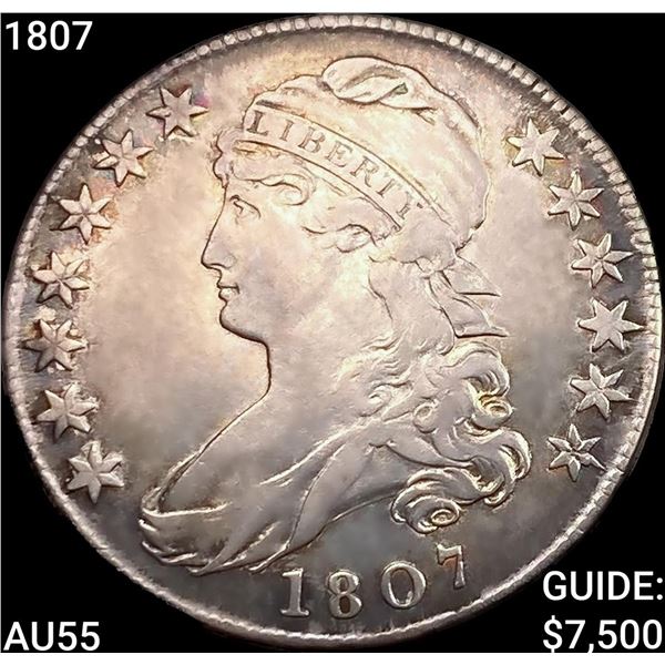 1807 Capped Bust Half Dollar HIGH GRADE