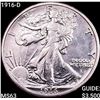 Image 1 : 1916-D Walking Liberty Half Dollar CHOICE BU
