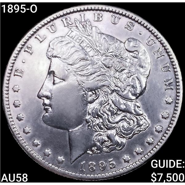 1895-O Morgan Silver Dollar CHOICE AU