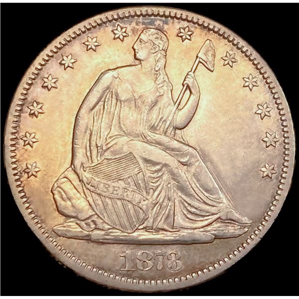 1873-CC Seated Liberty Half Dollar