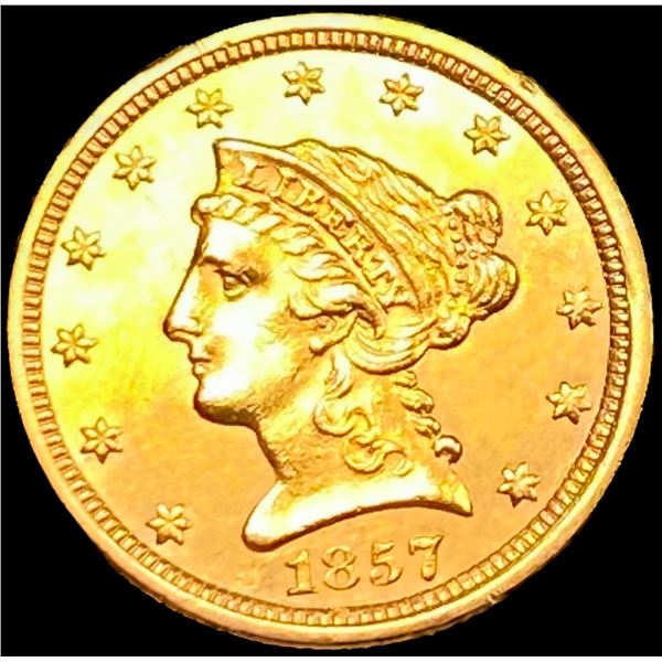 1857 $2.50 Gold Quarter Eagle