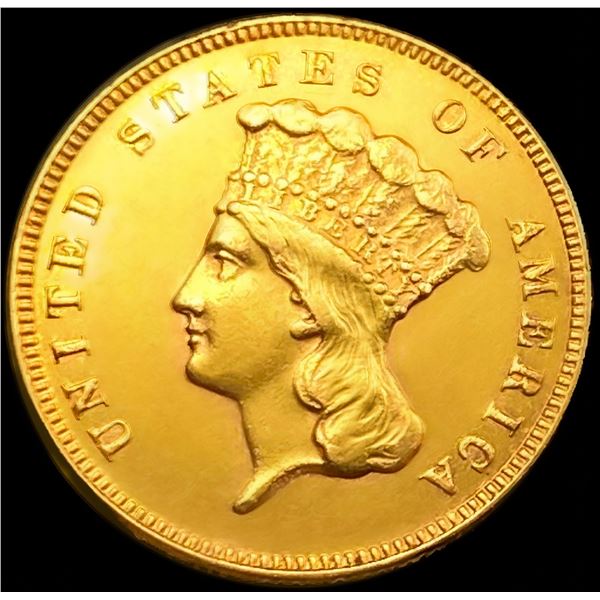 1874 $3 Gold Piece