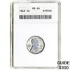 Image 1 : 1943 Wheat Cent ANACS MS66