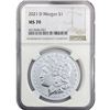 Image 1 : 2021-D Morgan Silver Dollar NGC MS70