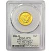 Image 2 : 2016-W 1/4oz Gold Standing Liberty 25C PCGS SP70
