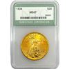 Image 1 : 1924 $20 Gold Double Eagle NTC MS67