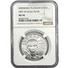 Image 1 : 2007-W 1oz Burnished Platinum Eagle $100 NGC MS70