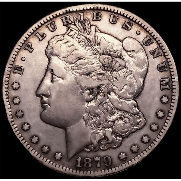 1879-CC Capped Morgan Silver Dollar