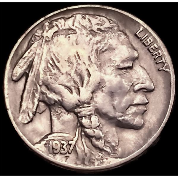 1937-D 3 Leg Buffalo Nickel