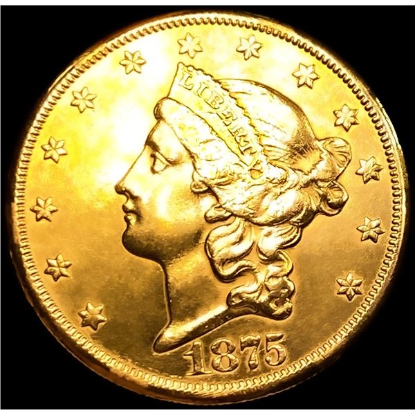 1875-CC $20 Gold Double Eagle