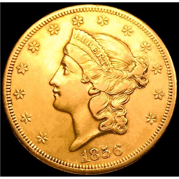 1856-S $20 Gold Double Eagle