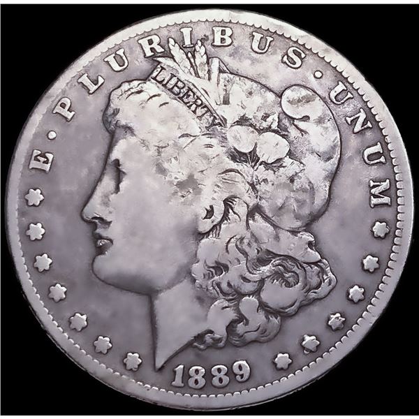1889-CC Morgan Silver Dollar