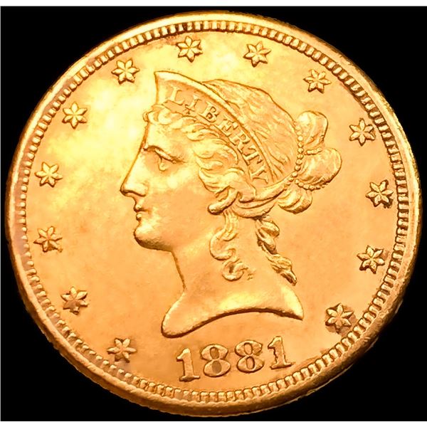 1881-CC $10 Gold Eagle